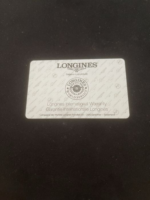 Часы LONGINES с паспортом