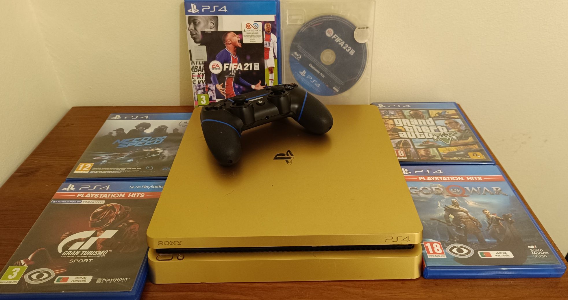 Troco PlayStation 4 Slim +jogos
