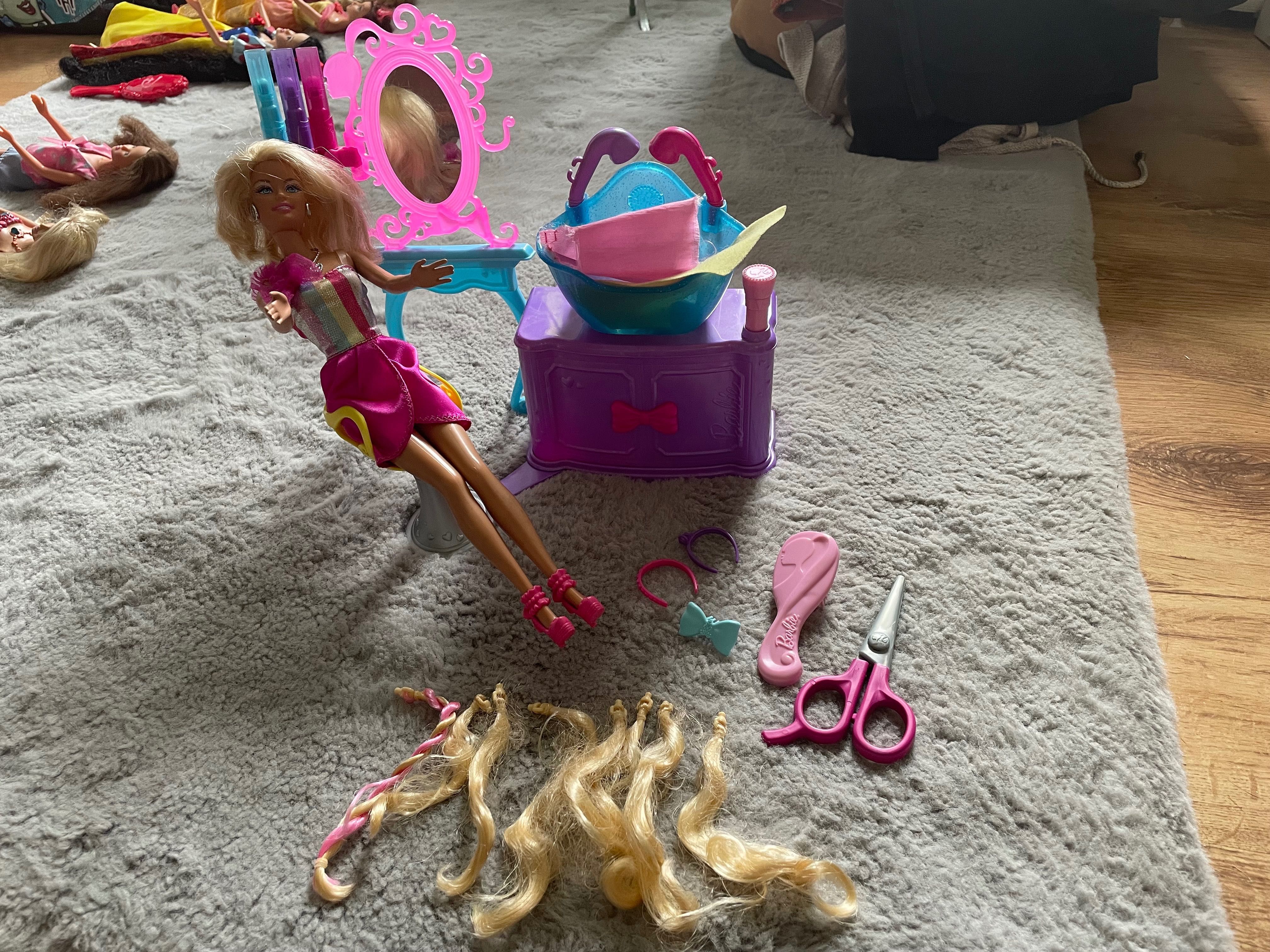 Barbie zakład fryzjerski