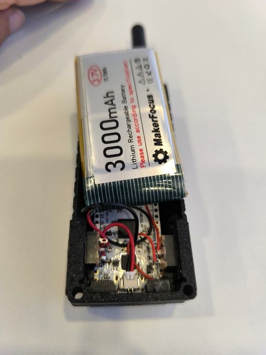 Meshtastic heltec v3 + GPS + switch + 3000mAh