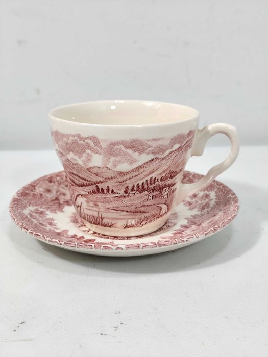 Ironstone Kolekcjonerska Herbaciana Filiżanka Duet England