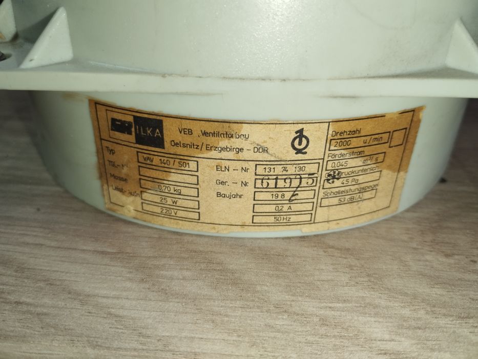 Продам вентилятори осьові VEB та BH-2