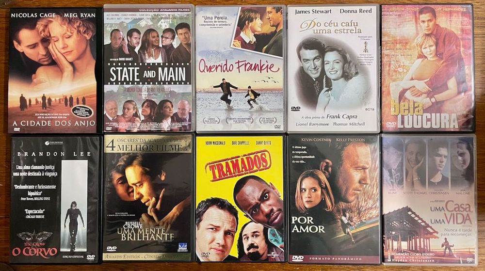 60 DVDs - filmes famosos - legendas em português