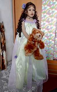 Коллекционная фарфоровая кукла, порцелянова лялька