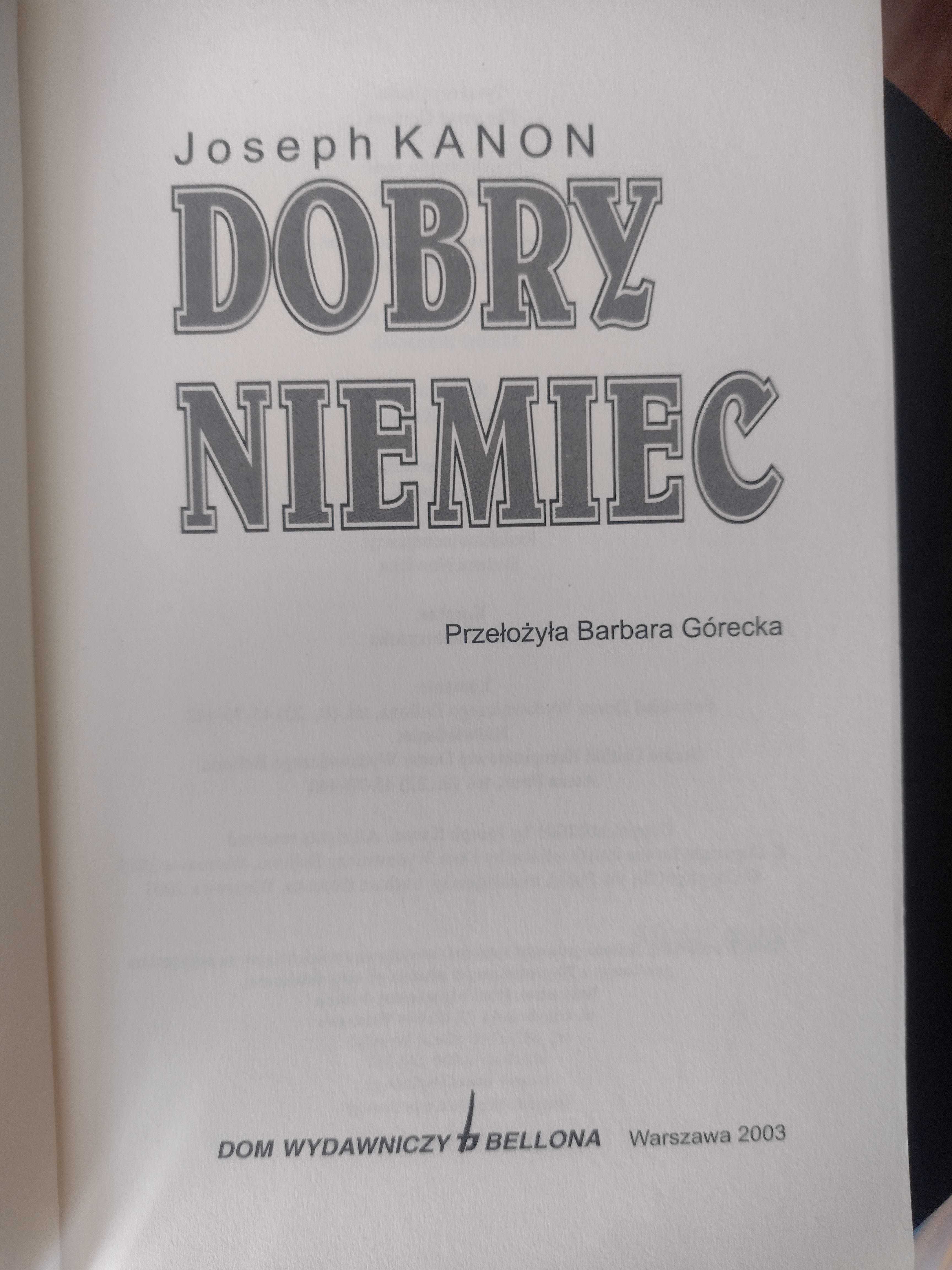 Joseph Kanon - Dobry Niemiec