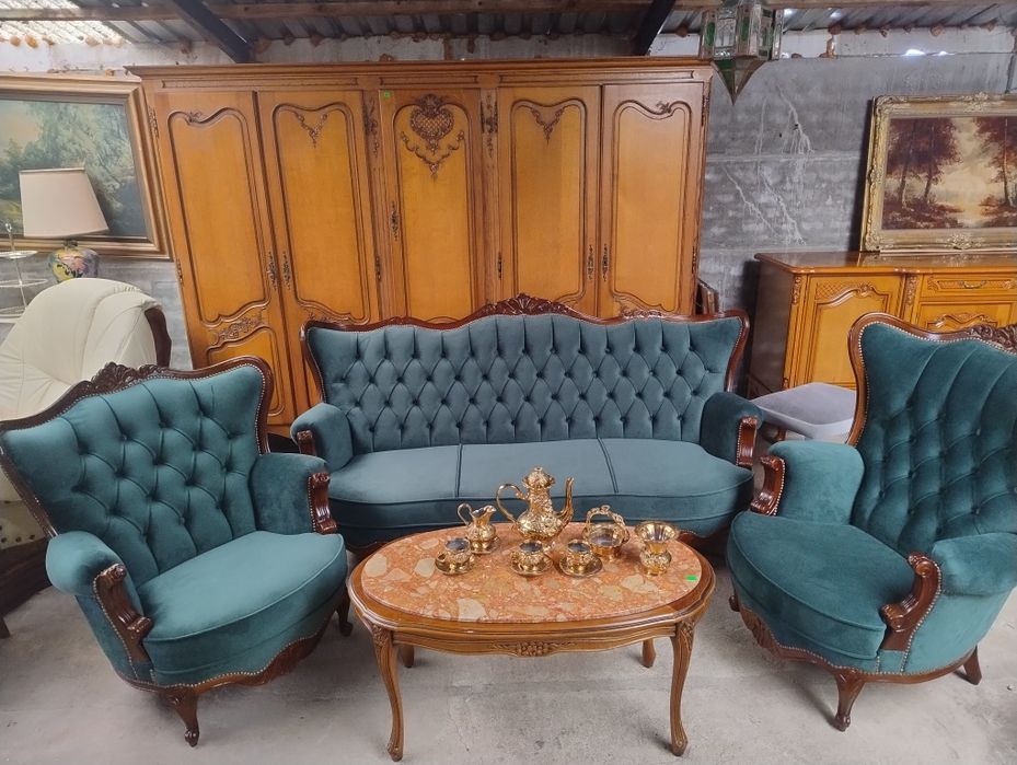 Zestaw ludwikowski po całkowitej renowacji!