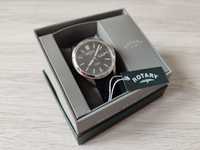 Szwajcarski zegarek Automatyczny Rotary Henley na skorzanym pasku