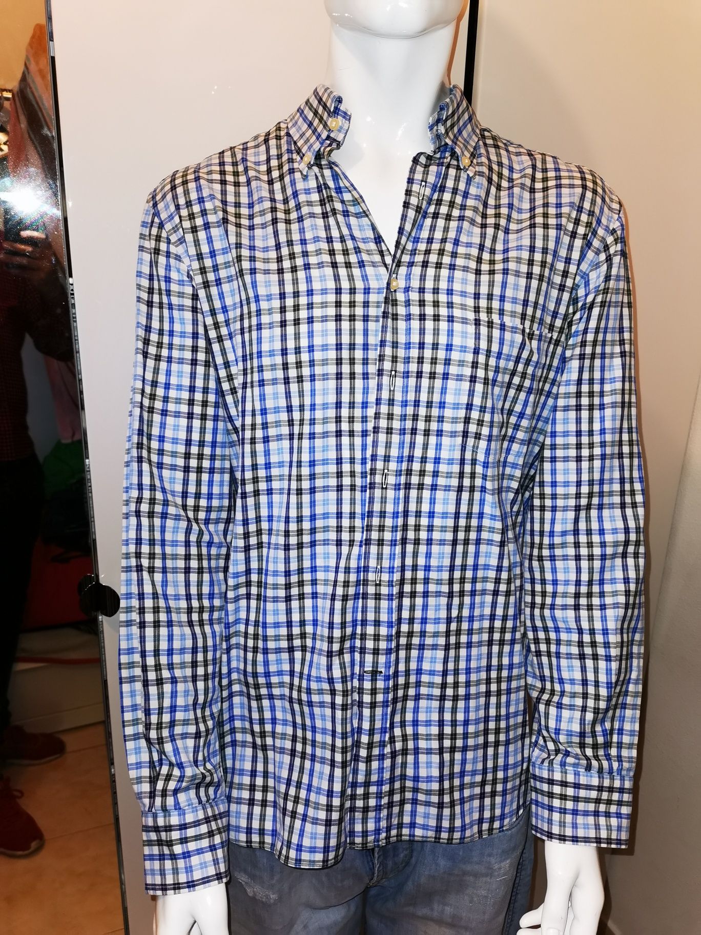 Camisa de Manga Comprida Massimo Dutti Tamanho XXL