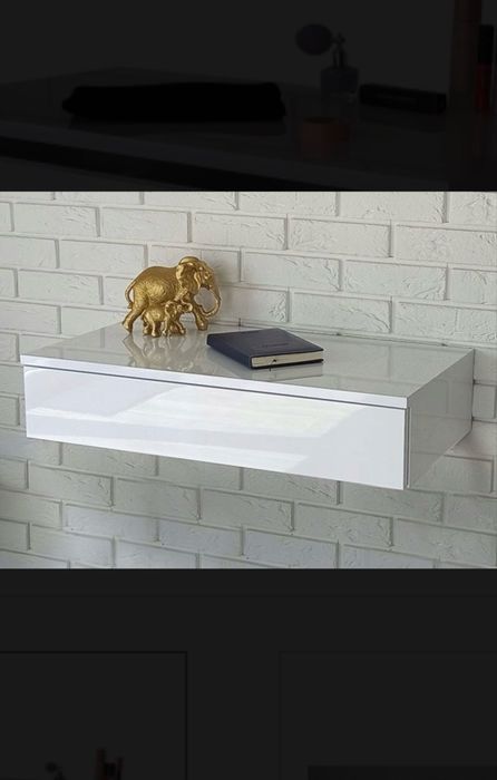 Toaletka wisząca z szufladą