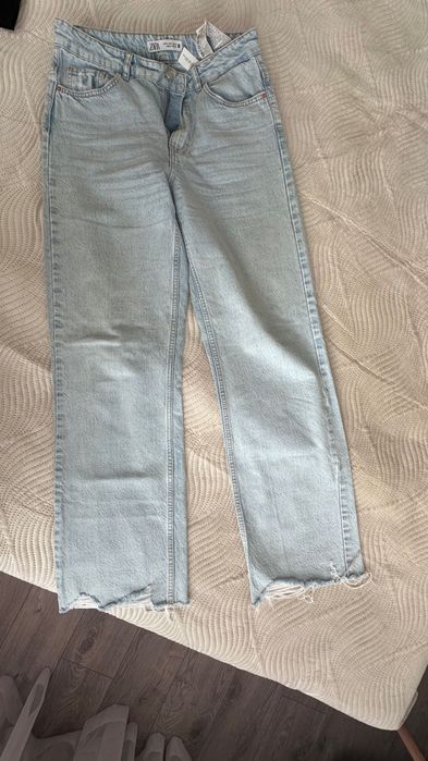 Джинси Zara широкі обхват талії 80, стегон 104, довжина 110