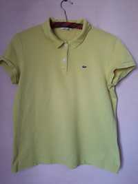 Śliczna  żółta koszulka lacoste rozmiar z metki 42  pasuje na 40