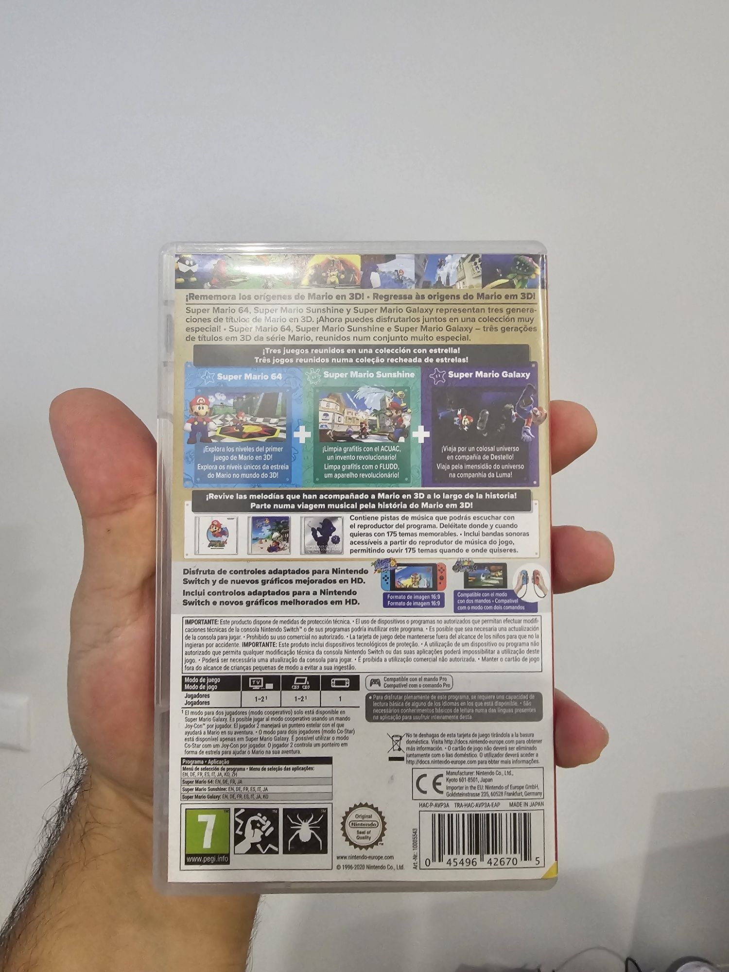 Jogo Mario 3D all stars