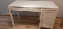 Sprzedam biurko Ikea drewniane kolor biały,  Pilnie sprzedam -OKAZJA!