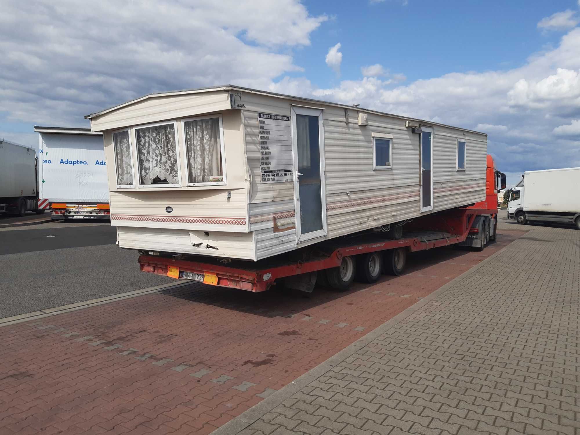 Transport domków holenderskich ponadgabarytów niskopodwozie 6-10PLN/KM