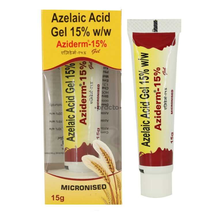 Гель Азідерм Азидерм, азелоиновая кислота, Aziderm Gel Azelaic Acid