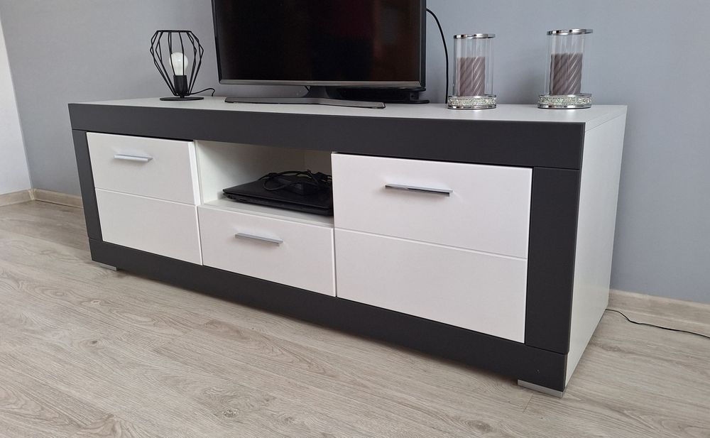 Szafka RTV Agata Meble Gray