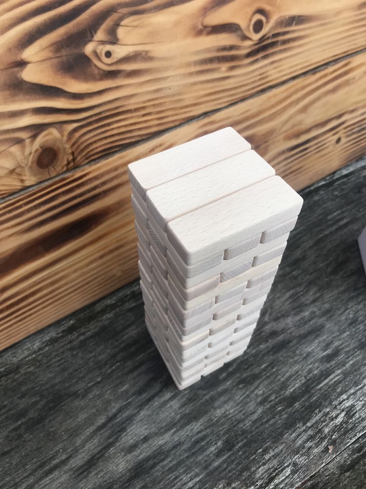 Настільна гра Jenga (Дженга, Джанга, Вежа, Конструктор)