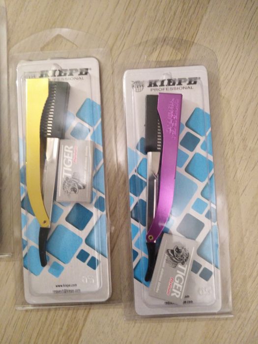 Navalha Kiepe profissional + cx 5 lâminas jaguar ou Lord
