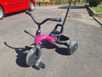 Rower 3 kolowy różowy dla dziewczynki
