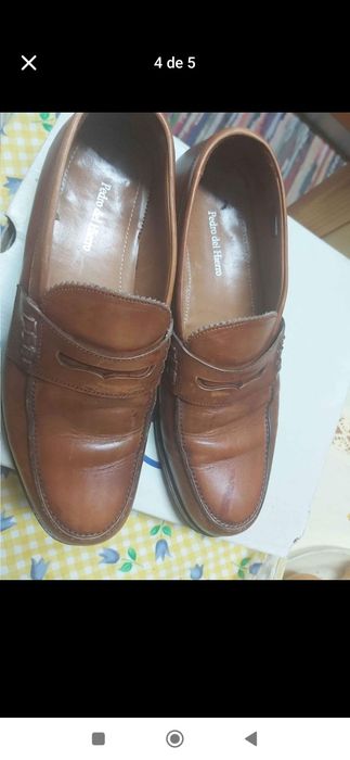 Sapatos em pele Del pierro n42