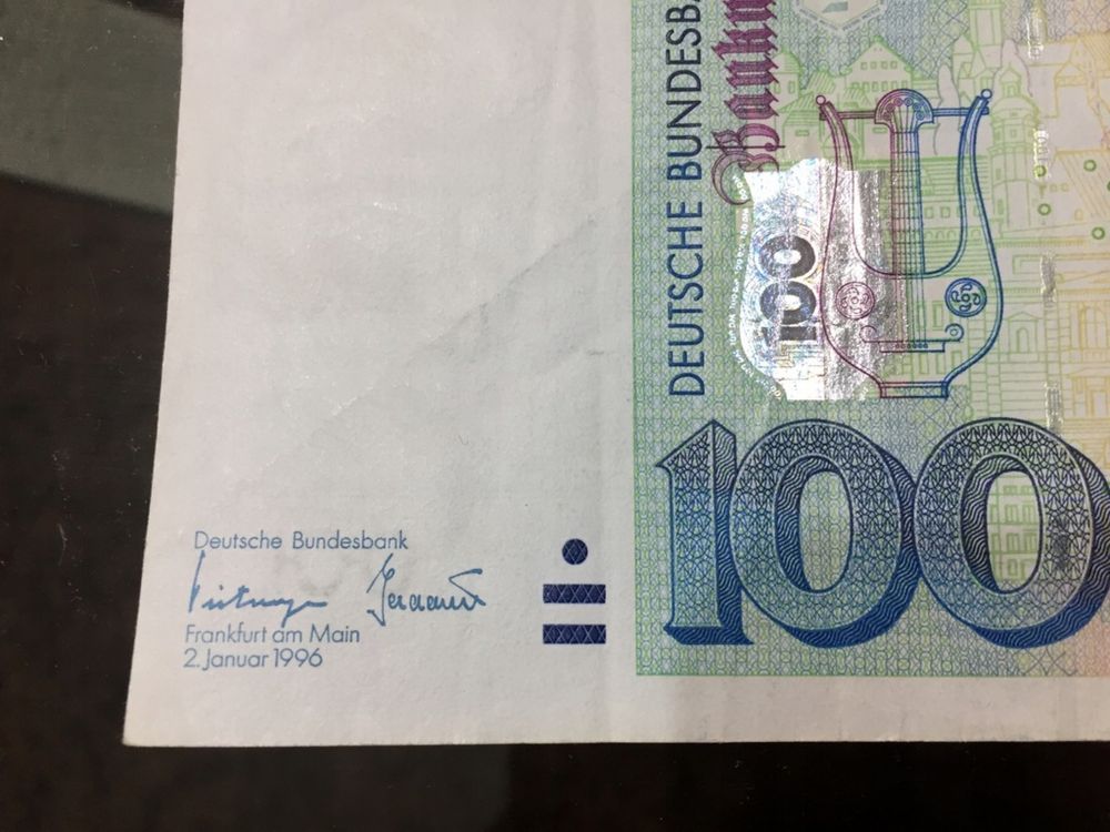 100 marek niemieckich 1996 !