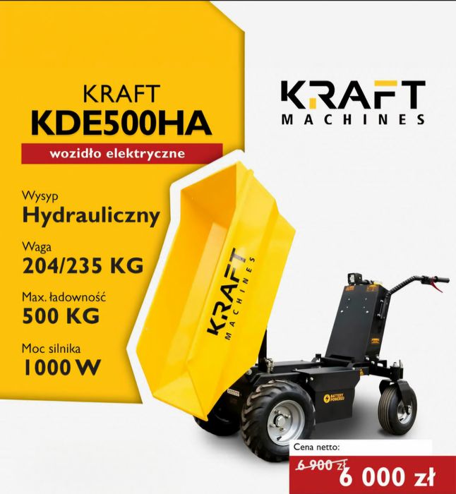 Wozidło elektryczne 500kg nowy model