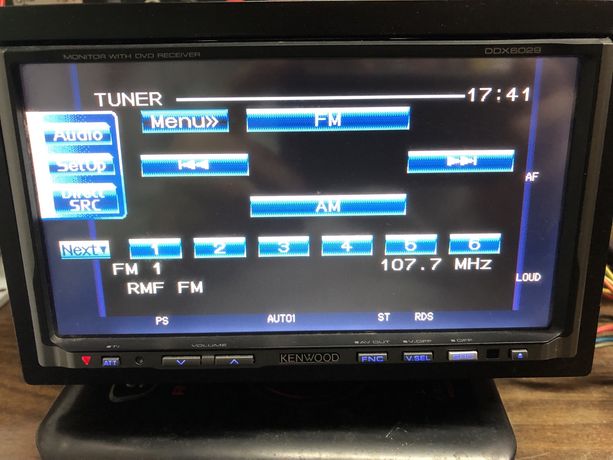 Radio 2 din Kenwood dvd, navi + Parrot