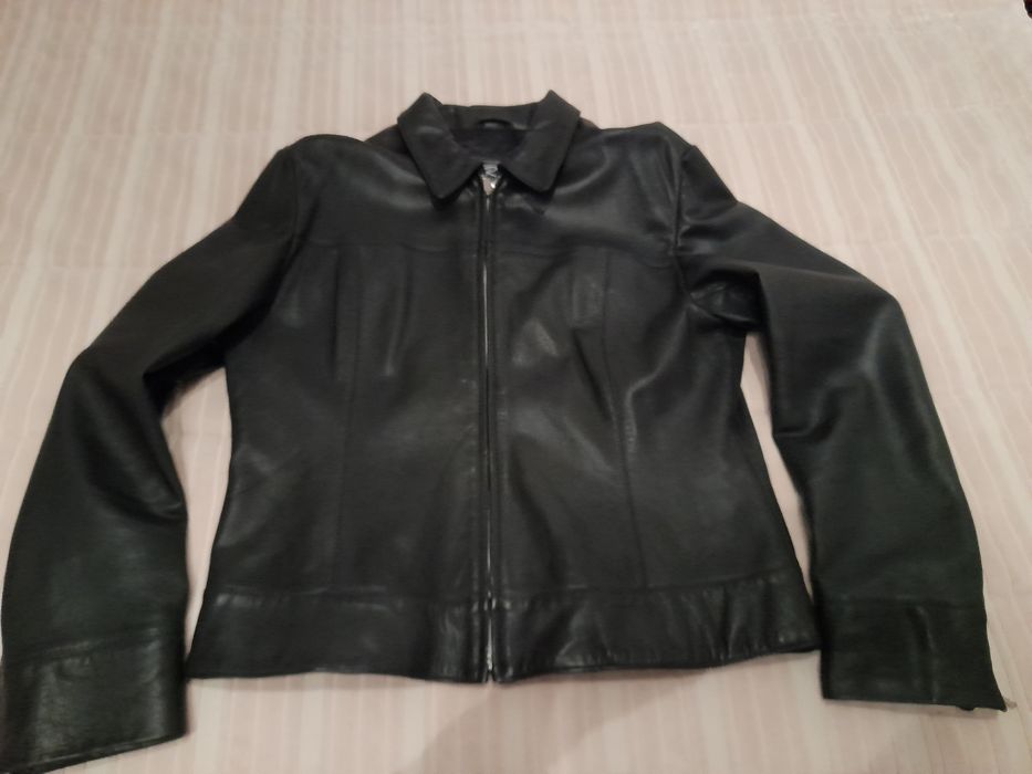 Casaco em pele, senhora, como novo