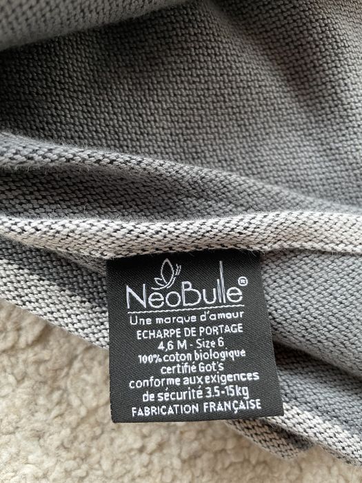 Pano tecido Porta-Bebés Neobulle - Excelente Estado