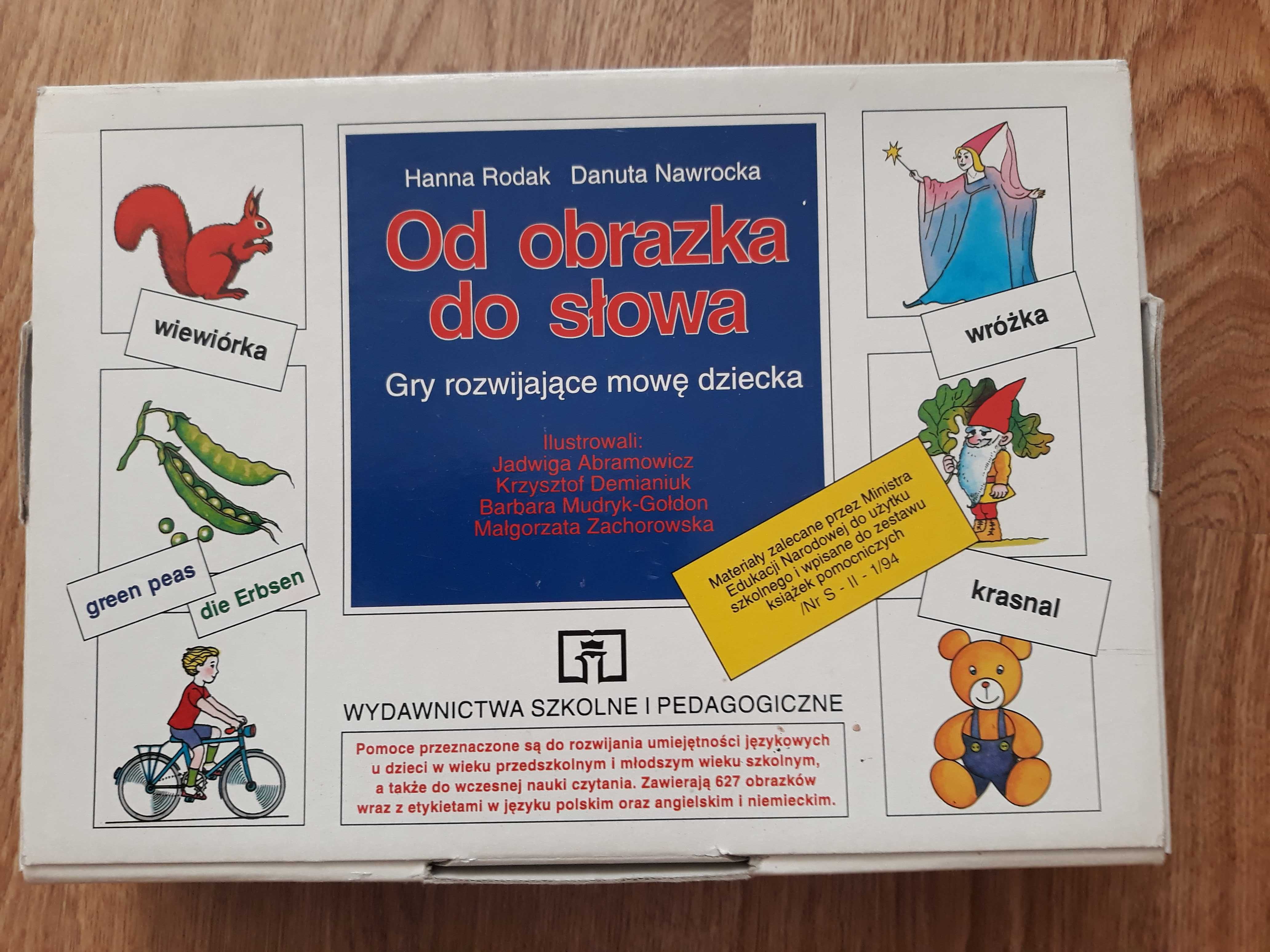 Rodak Od obrazka do słowa. Gry rozwijające mowę dziecka (3 języki)