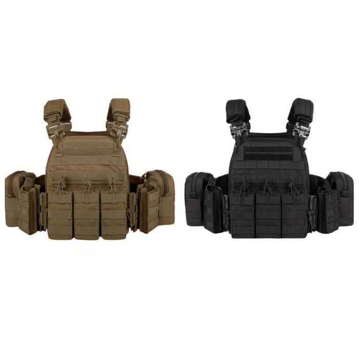 Плитоноска [Чорний, кайот] + подсумки