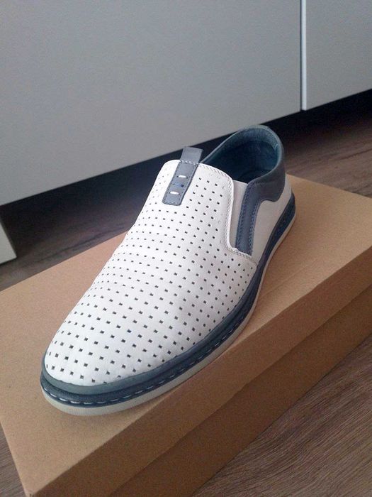 Чоловічі мокасини шкіряні Розмір 40 (26,5/27 см)