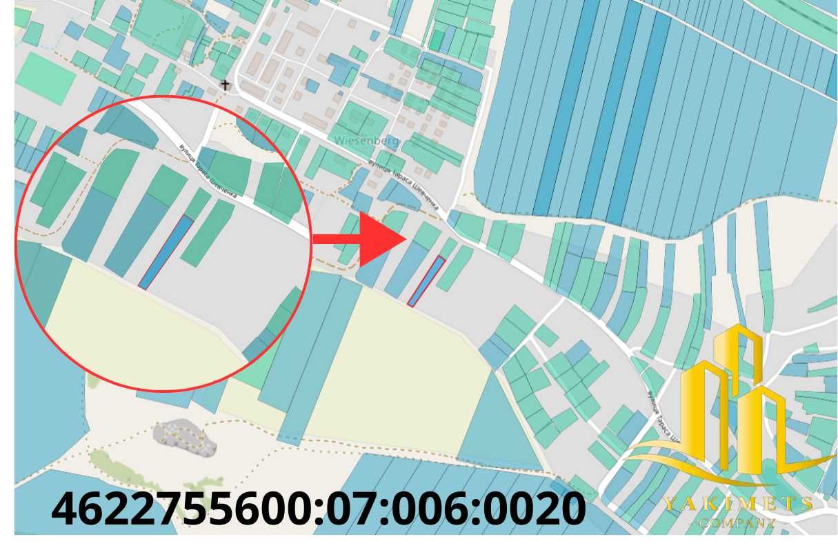 Продаж земельної ділянки під житлову забудову, площа 17.03 сотки