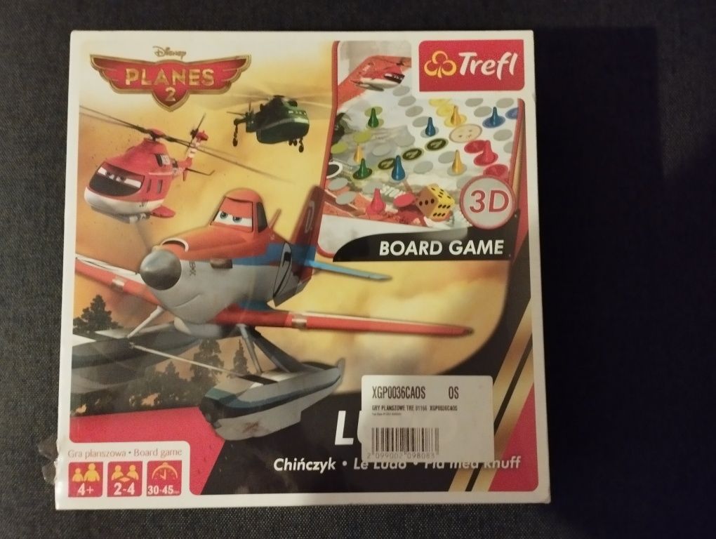 Trefl nowa gra Planes 2 Chińczyk Ludo plansza 3D