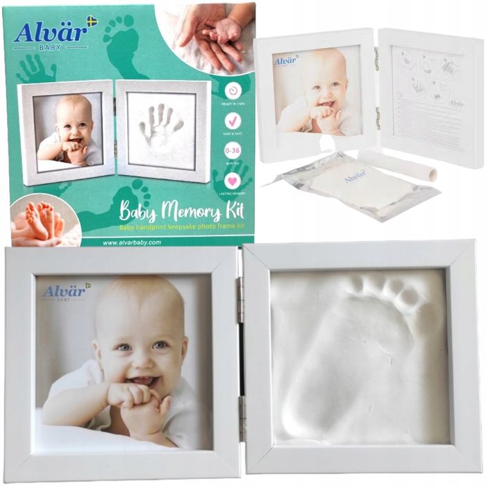 Ramka Na Zdjęcia Dzieci Gips Odcisk Dłoni Stóp Diy