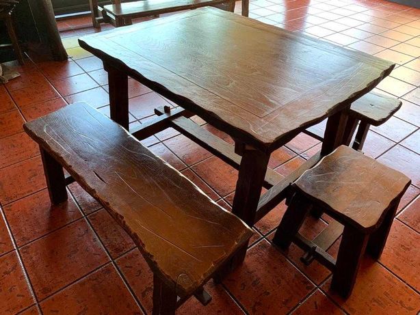 Mobiliário Rústico - Restaurante / Taberna - mesa 4/6 pessoas