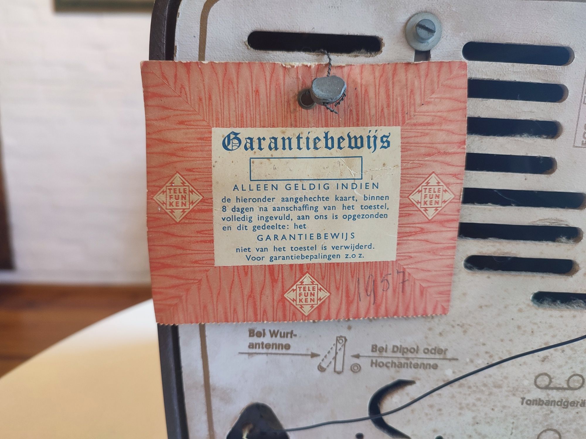 Retro stare Telefunken Jubilate 1161