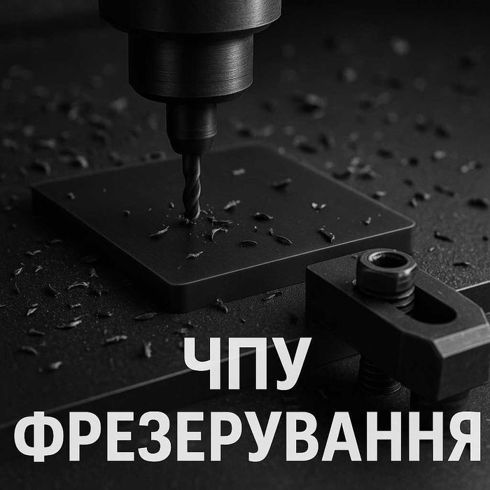 Фрезерування на ЧПУ 90x60 см (пластик, оргскло, дерево, композит)