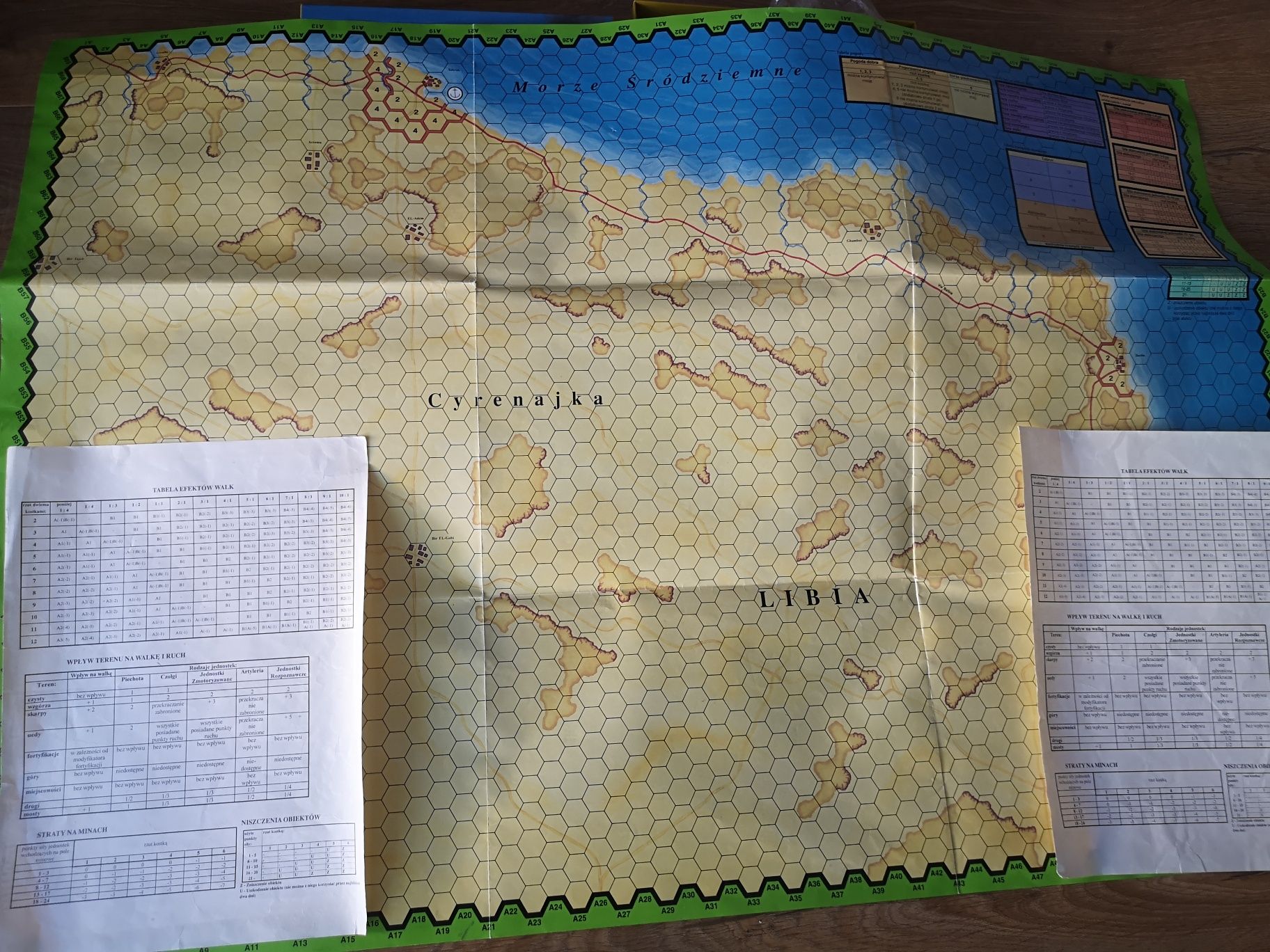 Gra wojenna planszowa Szczury Pustyni Tobruk - Dragon