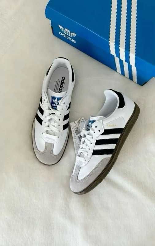 buty Adidas_Samba_OG_Cloud_Biały_Rdzeń_Czarny_Espadryle R.39