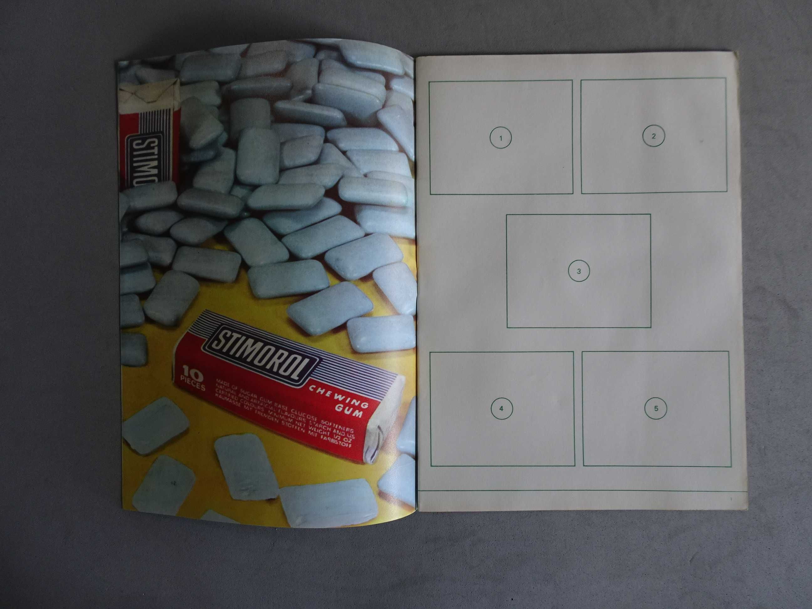 Caderneta de cromos vazia Carrocel Mágico (chewing gum)
