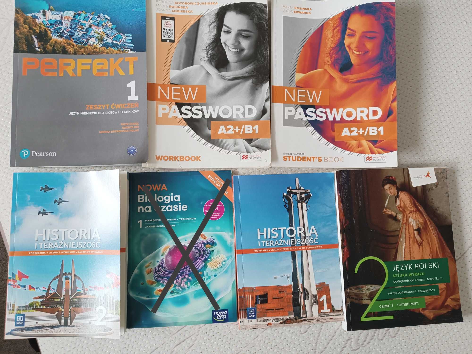 Książki do Technikum klasa 1 i 2