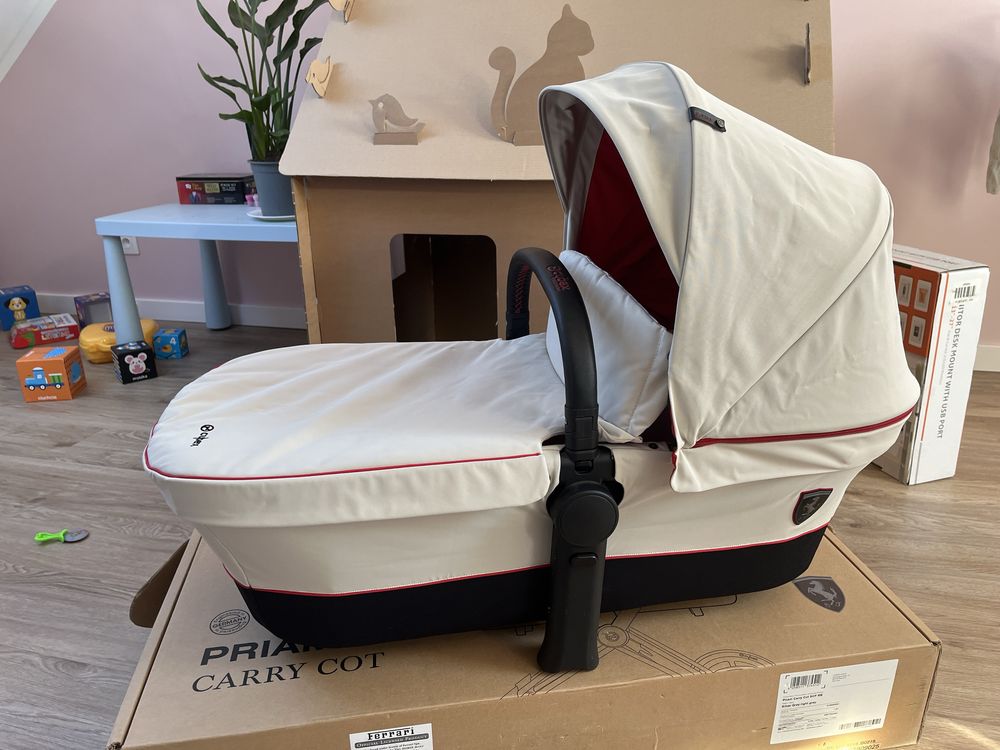 Cybex priam Scuderia Ferrari silver grey 2w1 gondola spacerówka