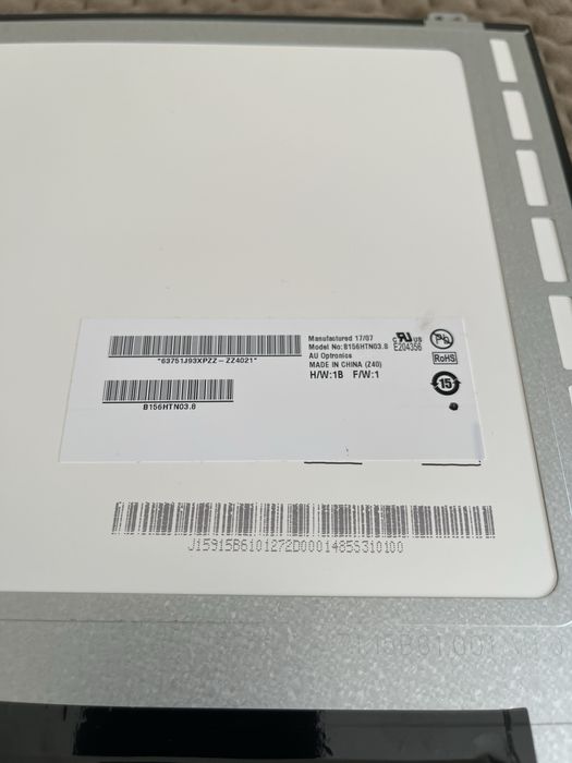 ТОРГ Продам робочу матрицю для ноутбука 15.6 AU Optronics B156HTN03.8