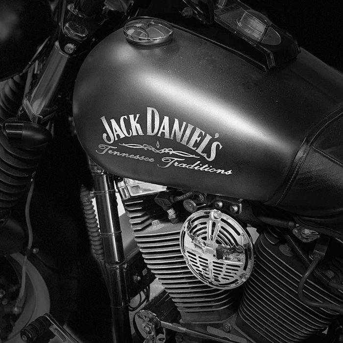 Naklejki Harley Davidson Chopper VTX Jack Daniels