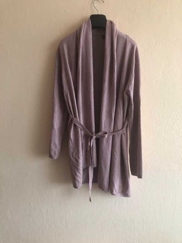 Zara - jak nowy, wiskozowy kardigan (M/L) stan idealny