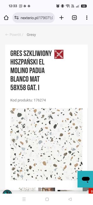 Płytki gres szkliwiony