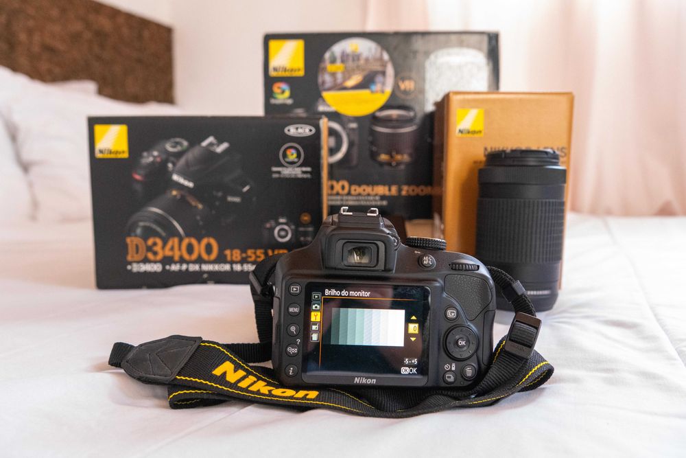Nikon D3400 + lente 18-55mm
