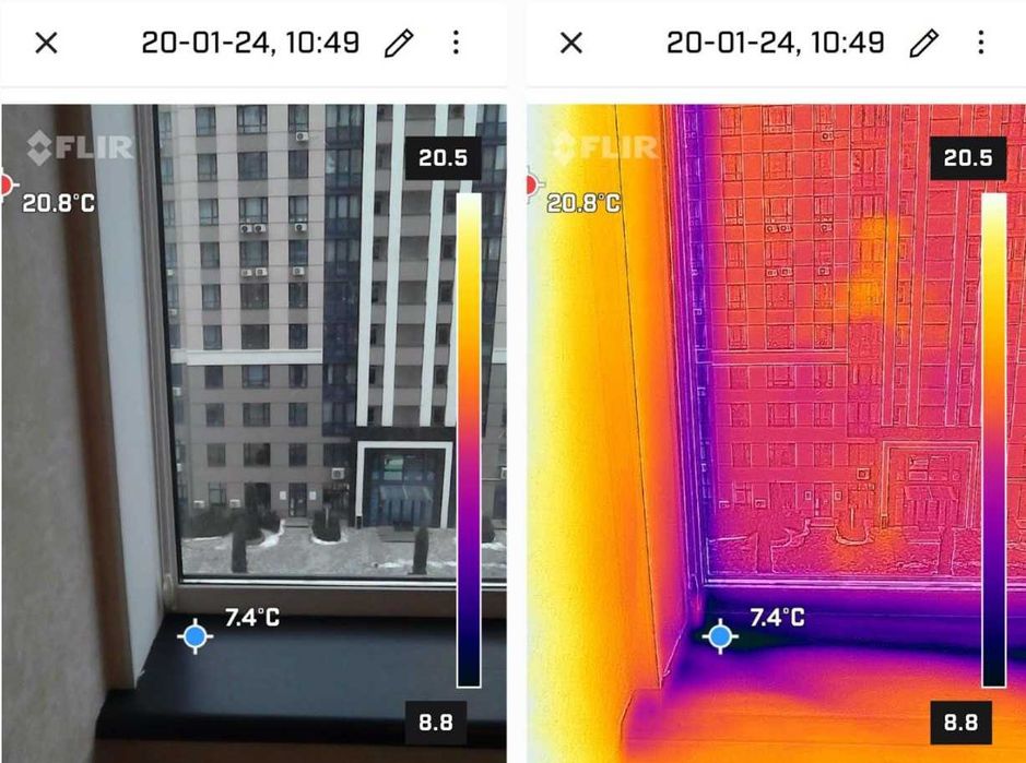 Поиск протечки воды тепловизором, акустикою, влагомером, газом