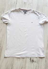 Meska koszulka Tommy Hilfiger Biała L t shirt